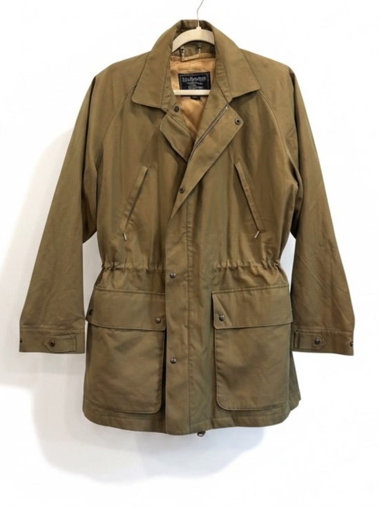Burberry Other - Burberrys Olive Green Military Field Jacket with Draw Waist